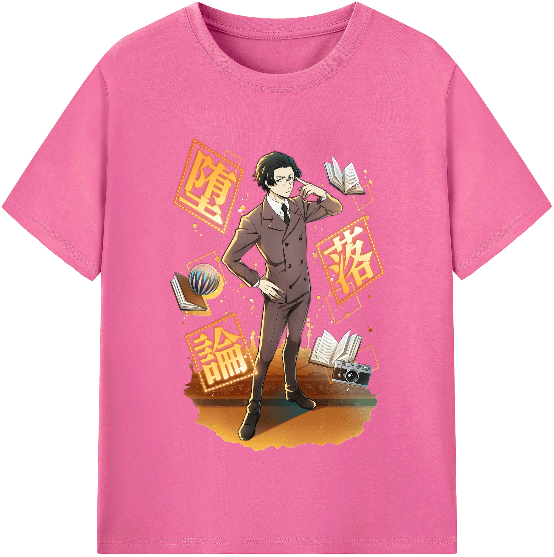 （画像用） 文豪ストレイドッグス Bungo Stray Dogs レディースカジュアルプリントTシャツ（綿100％）